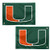 Wincraft University of Miami Hurricanes UM Canes 12-5 x 18 Boat Flag Golf Cart Flag