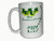 Two-Sided Coffee or Tea Mugs with Inspirational Words Green Tea Is All I Need-