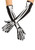 Fun World Adult Skeleton Opera Gloves Standard Black White