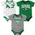 NCAA by Outerstuff NCAA North Dakota Newborn and Infant Playmaker 3pc Bodysuit Set  Multi  18 Months
