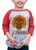 7 ate 9 Apparel Baby Boys Little Turkey Thanksgiving 2T Red Raglan