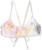 Volcom Juniors Tie Dye for Scoop Swimsuit Bikini Top  Multi  Small