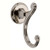 Ginger Circe Double Robe Hook - 2711/PN - Polished Nickel