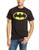 DC Comics Mens Batman Basic Logo T-Shirt  Black  X-Large