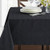 Benson Mills Textured Fabric Tablecloth -60 x 84 Rectangular  Black-