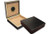 Prestige Import Group Chateau Small Cigar Humidor with Humidifier - Capacity 20 Cigars - Color Black