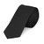 TieMart Black Skinny Solid Color Necktie  2 Width