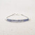 Blue Iolite Bracelet for women Sterling Silver Beads Jewelry September Birthday Gift for her