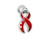 Fundraising For A Cause - Large Red Ribbon Awareness Charms  Bulk Red Ribbon-Shaped Charms for AIDS  HIV  Heart Disease  Drug Abuse and Jewelry Making