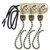 Ceiling Fan Switch Zing Ear ZE-109 3 Speed 4 Wire For Ceiling Light Fans Lamps and Wall Lights Pull Chain Switch Control Replacement On-Off with Pull