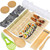 Sushi Making Kit All In One Sushi Maker with Sushi Bazooka Bamboo Mats  Bamboo Chopsticks  Paddle  Spreader  Sushi Knife  Chopsticks Holder and Cotton