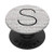 S Letter White Brick Wall Phone Socket  Monogram Initial S PopSockets Grip and Stand for Phones and Tablets