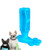 CHPOO Dog Chew Toothbrush Teeth Stick Toothbrush Cleaning Toys Pet Dental Oral Care Natural Rubber Bite Resistant Chew Dog Toys -L  5-Blue L-