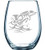 C M Dolphin 15 oz- stemless wine glass