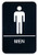ADA Compliant Braille Men Sign