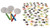 Assorted Insects and Magnifying Glass Toy Party Favor Supplies 84 Pieces Set for 12 Bundle