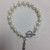 Freshwater Pearl Alpha Epsilon Phi Sorority Greek Toggle Bracelet