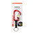 Nite Ize CSLAW3-10-R6 Locking Carabiner Keychain with Webbing  Red