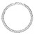 Solid 925 Sterling Silver Mens Italian 5mm Cuban Curb Link Chain Bracelet - 7