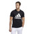 adidas mens Basic Badge of Sport Tee Black-White Medium