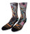 Taylor Reinhold Meerkat Adult Mens Crew Animal Artist Black Sock -Large-