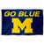Michigan Wolverines Large Go Blue 3x5 College Flag
