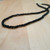 Black Spinel Saucer Beads Necklace Strand Sterling Silver August Birthday Jewelry Gift for her