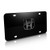 Au-Tomotive Gold  INC- Honda Black Chrome 3D Logo Black Metal License Plate
