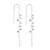 SLUYNZ 925 Sterling Silver Sparkling CZ Droplet Dangle Earrings for Women Teen Girls Elegant Long Threader Earrings -A-Silver-