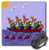 3D RoseFunny Ducks in A Row Boat Cartoon Matte Finish Mouse Pad - 8 x 8 - mp-201803-1