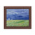 Trademark Fine Art Wheatfields Under Thnderclouds by Vincent Van Gogh  Wood Frame 11x14  Multi-Color