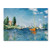 Red Boats at Argenteuil by Claude Monet  18x24-Inch Canvas Wall Art