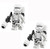 LEGO Star Wars - 2 minifigures of First Order Flame Trooper with weapon from 75103.