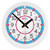 EasyRead Time Teacher Analog Learn The Time Childrens Wall Clock ERC-RB-24
