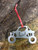 UTV Metal Holiday Ornament  Lifted  Side by Side  SxS