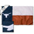 College Flags and Banners Co- Texas Longhorns Texas State 2x3 Foot Embroidered Nylon Flag