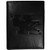 NCAA Siskiyou Sports Mens Kentucky Wildcats Embossed Leather Tri-fold Wallet One Size Black