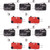 Taiss 10Pcs Roller Lever Arm SPDT NO-NC Momentary Micro Switches for CNC Router Micro Limit Switch V-156-1C25