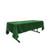 LA Linen Polyester Poplin Rectangular Tablecloth  60 x 120  Green Emerald