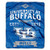 Buffalo Bulls Label Raschel Throw Blanket  50 x 60