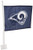 Fremont Die NFL Los Angeles Rams Home and Away Car Flag  11-5 x 14-5  11-5 x 14-5  Team Colors