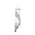 SandT Collection Spiral Capiz Wind Chime - White
