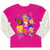 Bubble Guppies Toddler Girls Long Sleeve T-Shirt Tee -3T  Dark Pink-