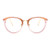 TIJN Vintage Optical Eyewear Non-prescription Eyeglasses Frame with Clear Lenses