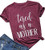 Tired as a Mother Shirt Mom Life Shirt Casual Short Sleeve Graphic Tee Tops Mama T Shirts for Women Size L -Burgundy- Tired as a Mother Shirt Mom Life Shirt Casual Short Sleeve Graphic Tee Tops Mama T Shirts for Women Size L -Burgundy-