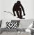 BooDecal Wall Vinyl Decal Home Decor Art Sticker Ski Word Sign Man Boy Skiing Skier Extreme Sport any Room Removable Stylish Mural Unique Design 17 In