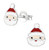 Best Wing Jewelry -925 Sterling Silver Santa Claus Tiny Stud Earrings