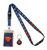 DC Comics Superhero ID Badge Holder Lanyard and Keychain Bundle -Superman Logo-
