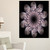 Designart PT11853-20-40 Dark Pink Digital Fractal Flower Large Floral Canvas Art Print  20x40