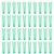 Hyamass 40pcs Clear Blue Plastic Flower Water Tubes Floral Tubes for Flower Arrangements